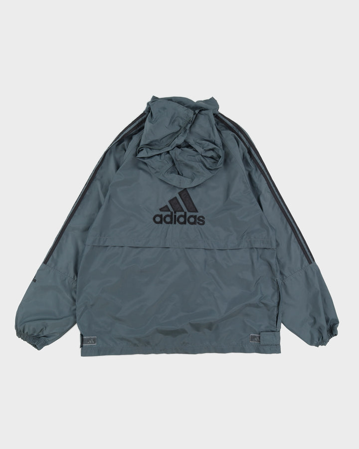 Blue Adidas Windbreaker - L