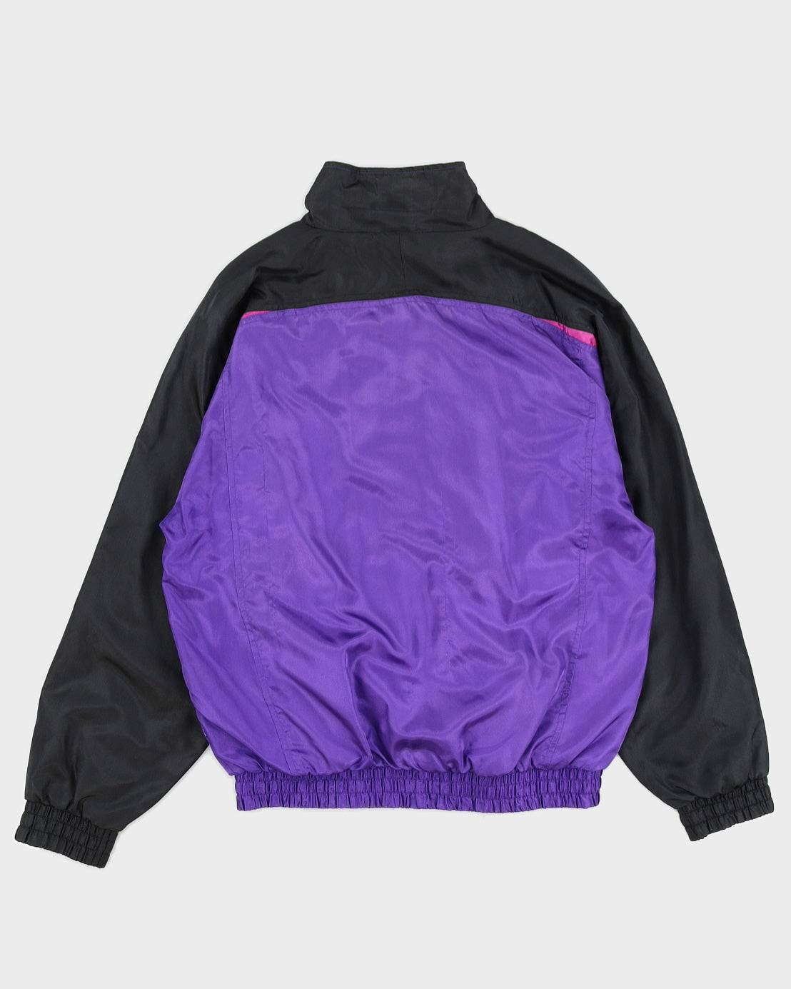 Vintage 90s Reebok Purple / Black Track Jacket - L