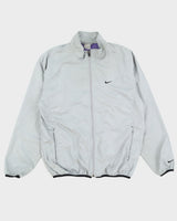 Grey Nike Windbreaker - L