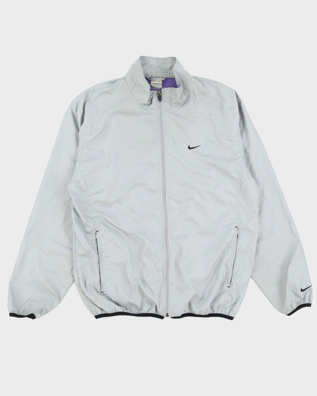 Grey Nike Windbreaker - L