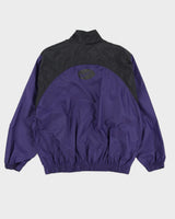 Vintage 90s Nike Purple &amp; Black Track Jacket - L