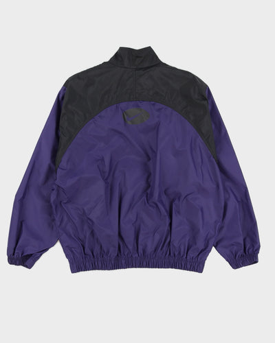 Vintage 90s Nike Purple & Black Track Jacket - L