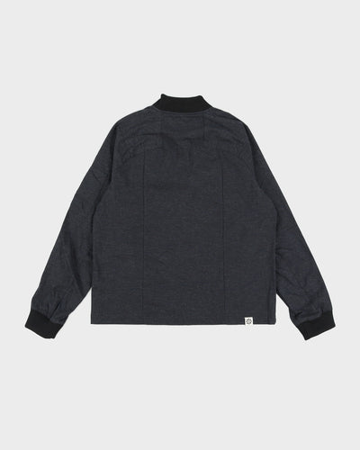 Nike Men's Dark Grey Bomber Jacket - M