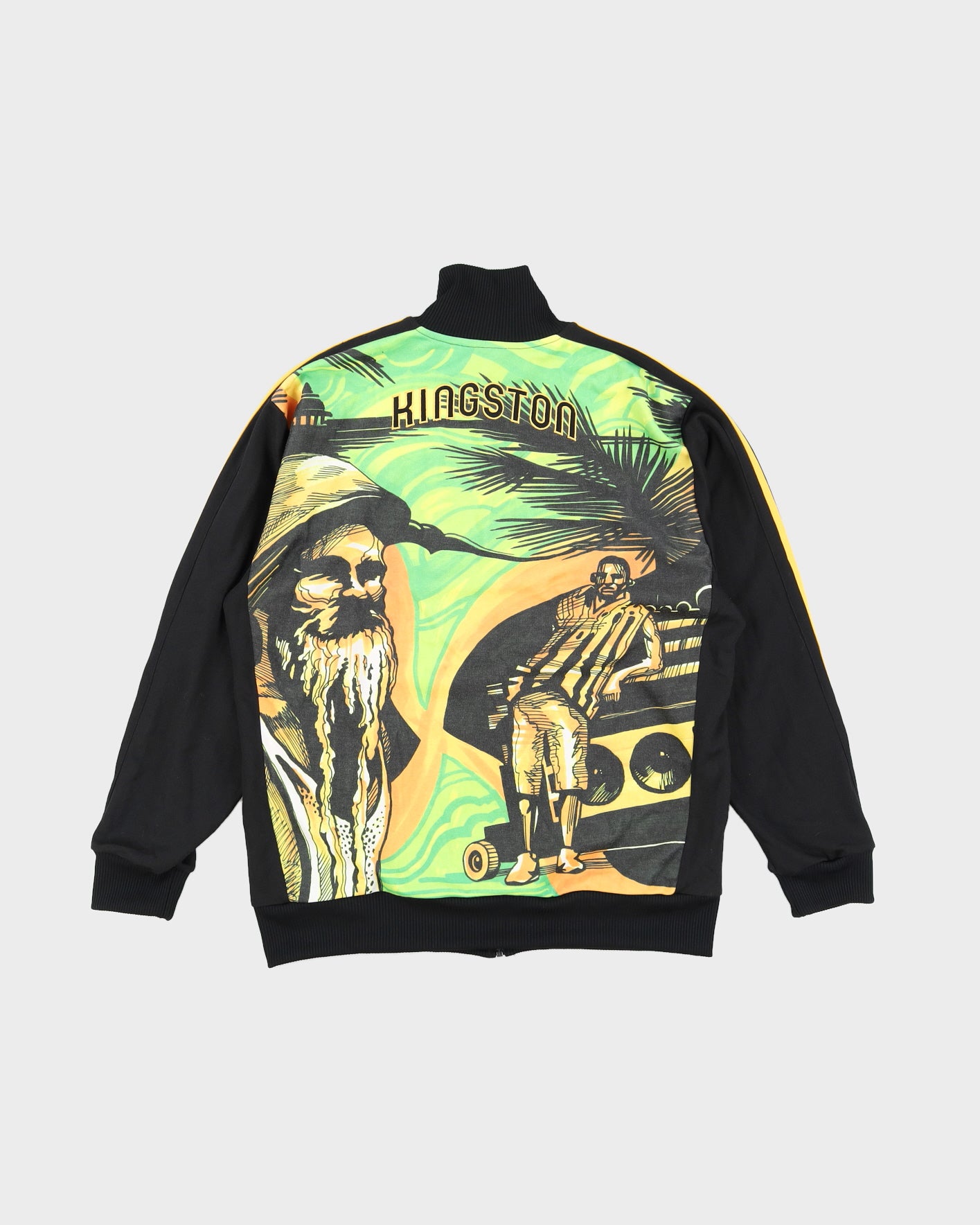 Y2K 00s Adidas Kingston Jamaica Track Jacket - M – Rokit