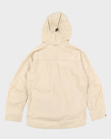 Fjall Raven Beige Hooded Rain Jacket - M