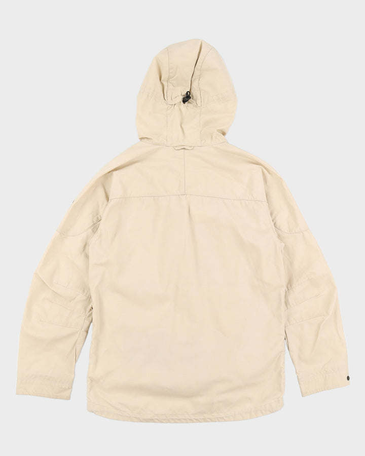 Fjall Raven Beige Hooded Rain Jacket - M