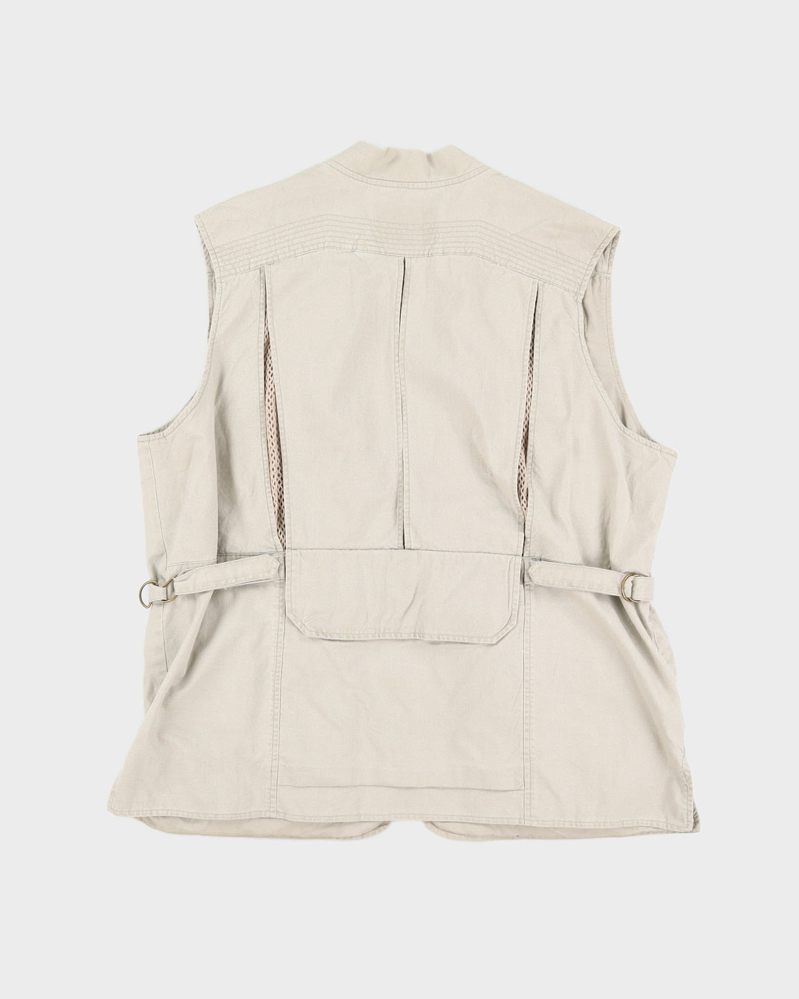 Vintage 90s Eddie Bauer Grey Utility Gilet - L
