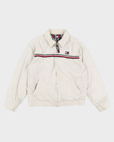 00s Tommy Hilfiger Cream Harrington Jacket - M