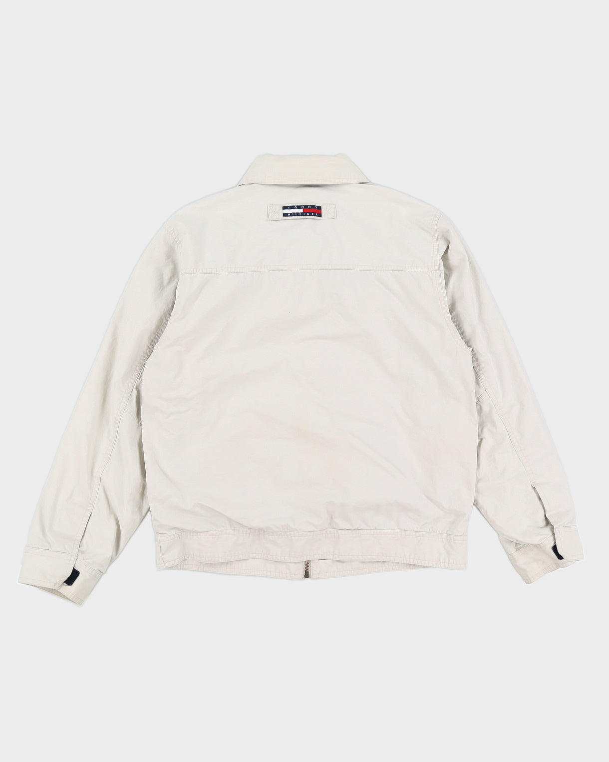 00s Tommy Hilfiger Cream Harrington Jacket - M