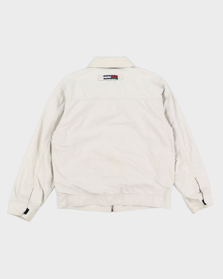 00s Tommy Hilfiger Cream Harrington Jacket - M