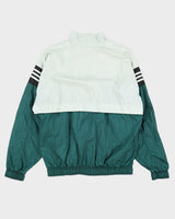 Vintage 90s Adidas Green / White Track Jacket - L