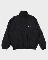 Vintage 90s Nike Black Track Jacket - L