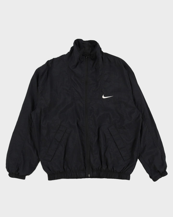 Vintage 90s Nike Black Track Jacket - L