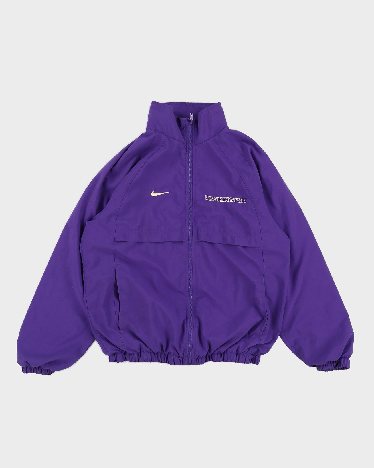 Vintage 90s Nike Washington Huskies Purple Track Jacket - S