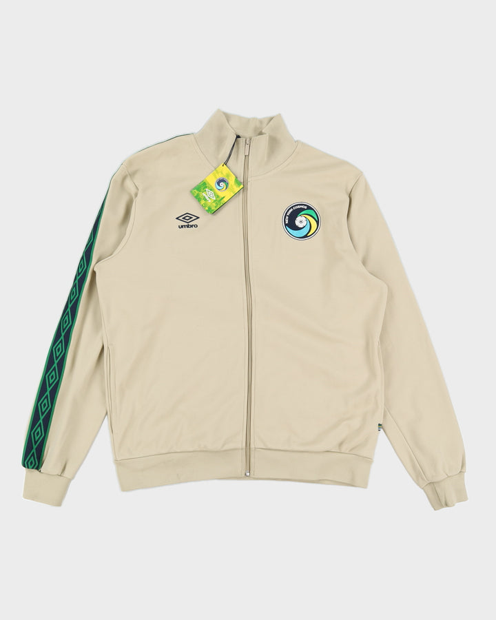 Umbro New York Cosmos Beige Track Jacket Deadstock With Tag - XL