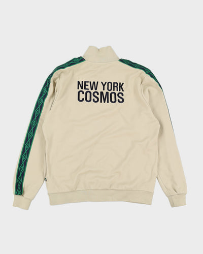 Umbro New York Cosmos Beige Track Jacket Deadstock With Tag - XL