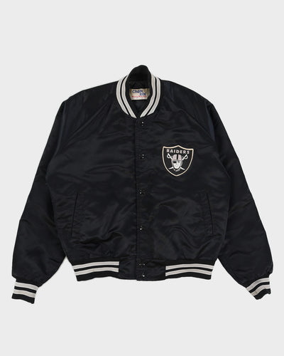 Vintage 90s NFL Oakland Raiders Black Bomber Jacket - M – Rokit