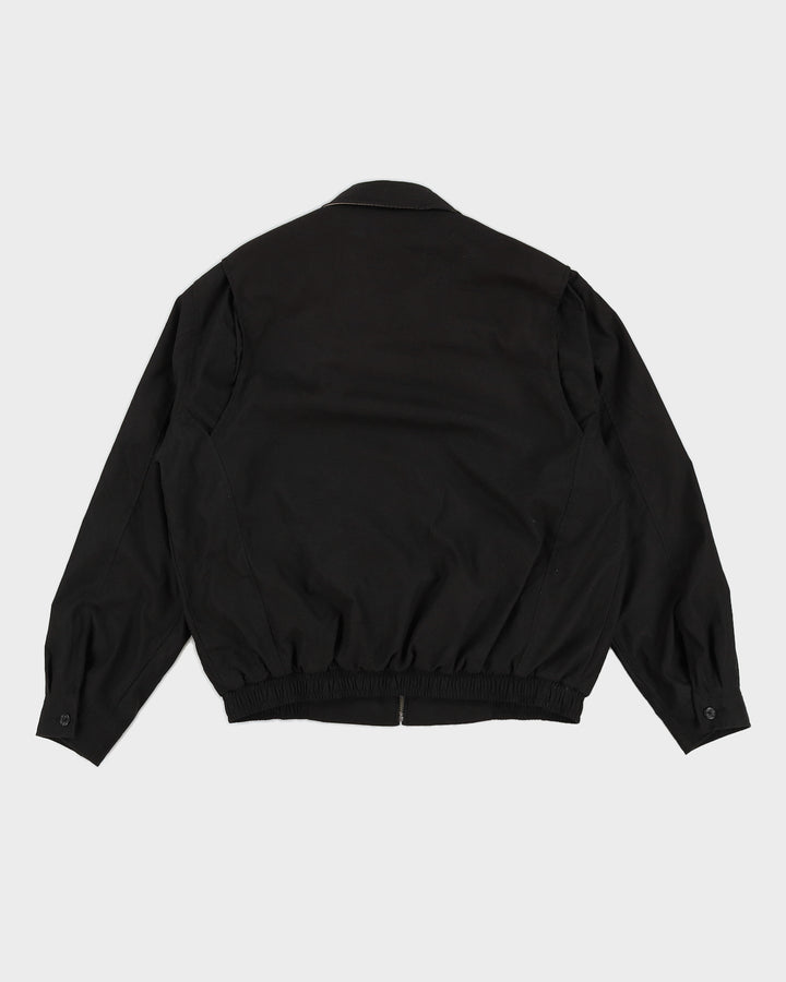 Vintage 90s Ralph Lauren Black Harrington Jacket - L