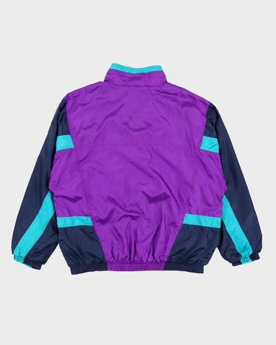 Vintage 80s Nike Purple Track Jacket - L