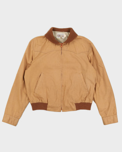 Vintage 70s PenWesterner Brown Bomber Jacket - L