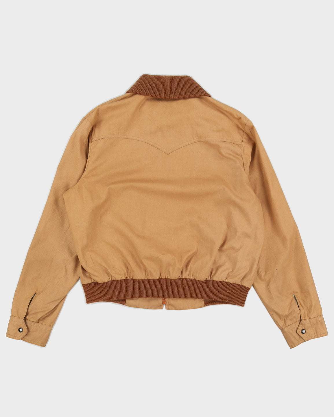 Vintage 70s PenWesterner Brown Bomber Jacket - L