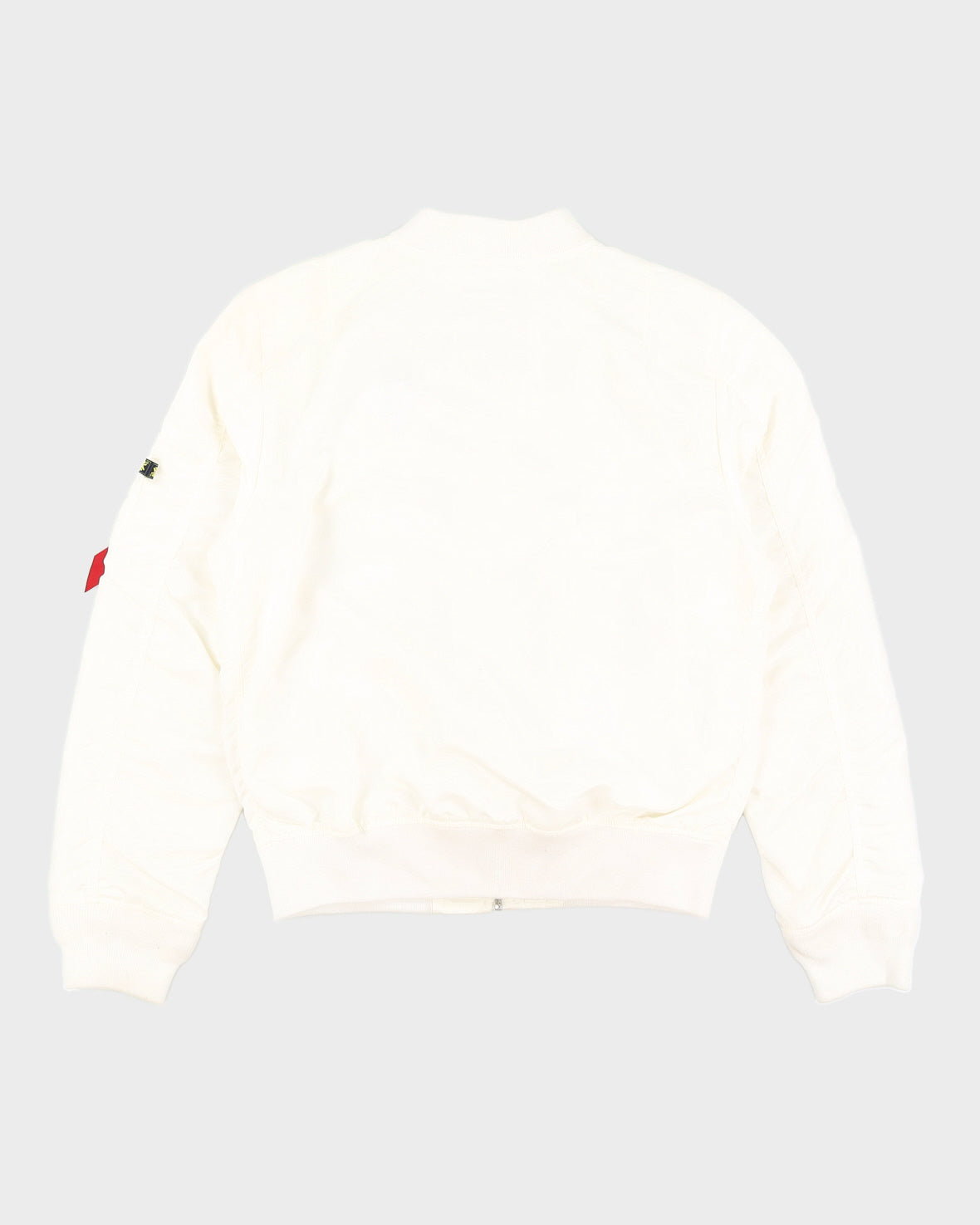 Alpha Industries Inc. White Nasa Bomber Jacket - M