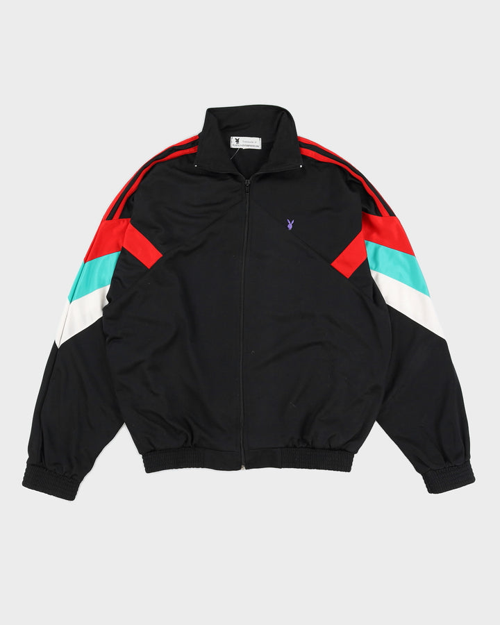 Vintage 90s PlayBoy Black Track Jacket - L