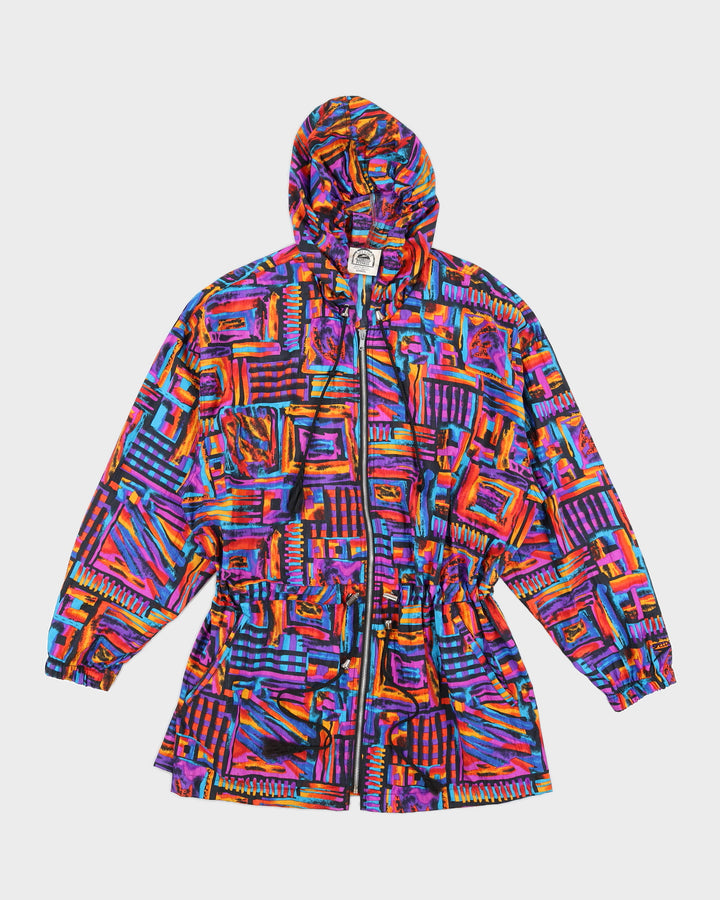 Vintage 90s Speedo Multicoloured Hooded Jacket - L