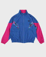 Vintage 90s Reebok Blue / Purple Track Jacket - M