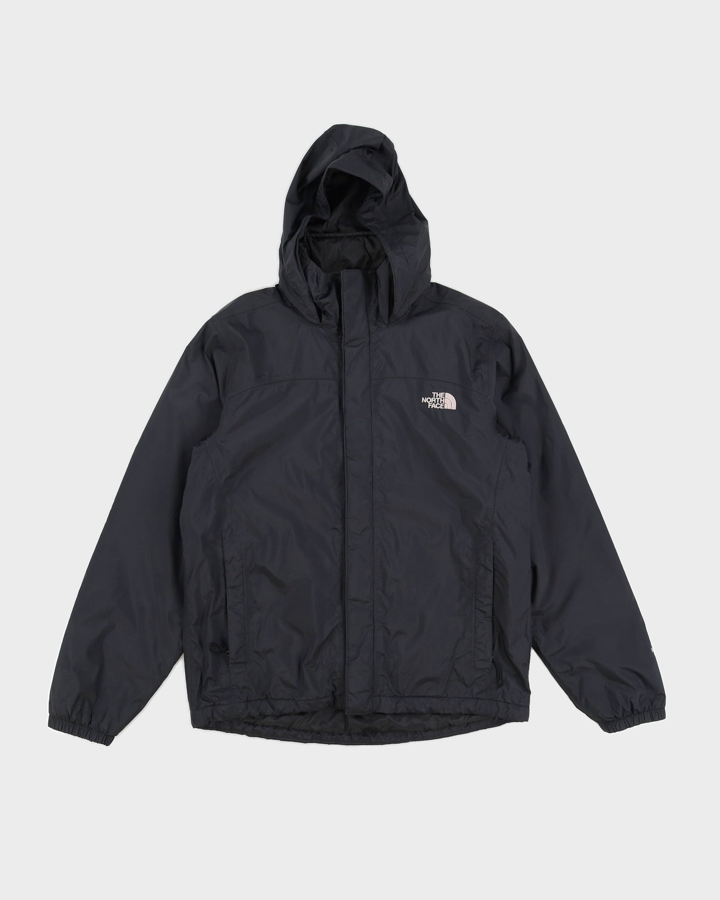 The North Face Black HyVent Hooded Jacket - M