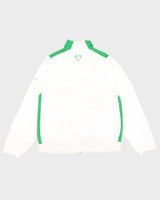2006 The Celtic Football White Track Jacket - M