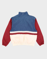 Vintage 90s Nike Blue / White Track Jacket - M