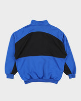 Vintage 90s Adidas Blue / Black Track Jacket - M