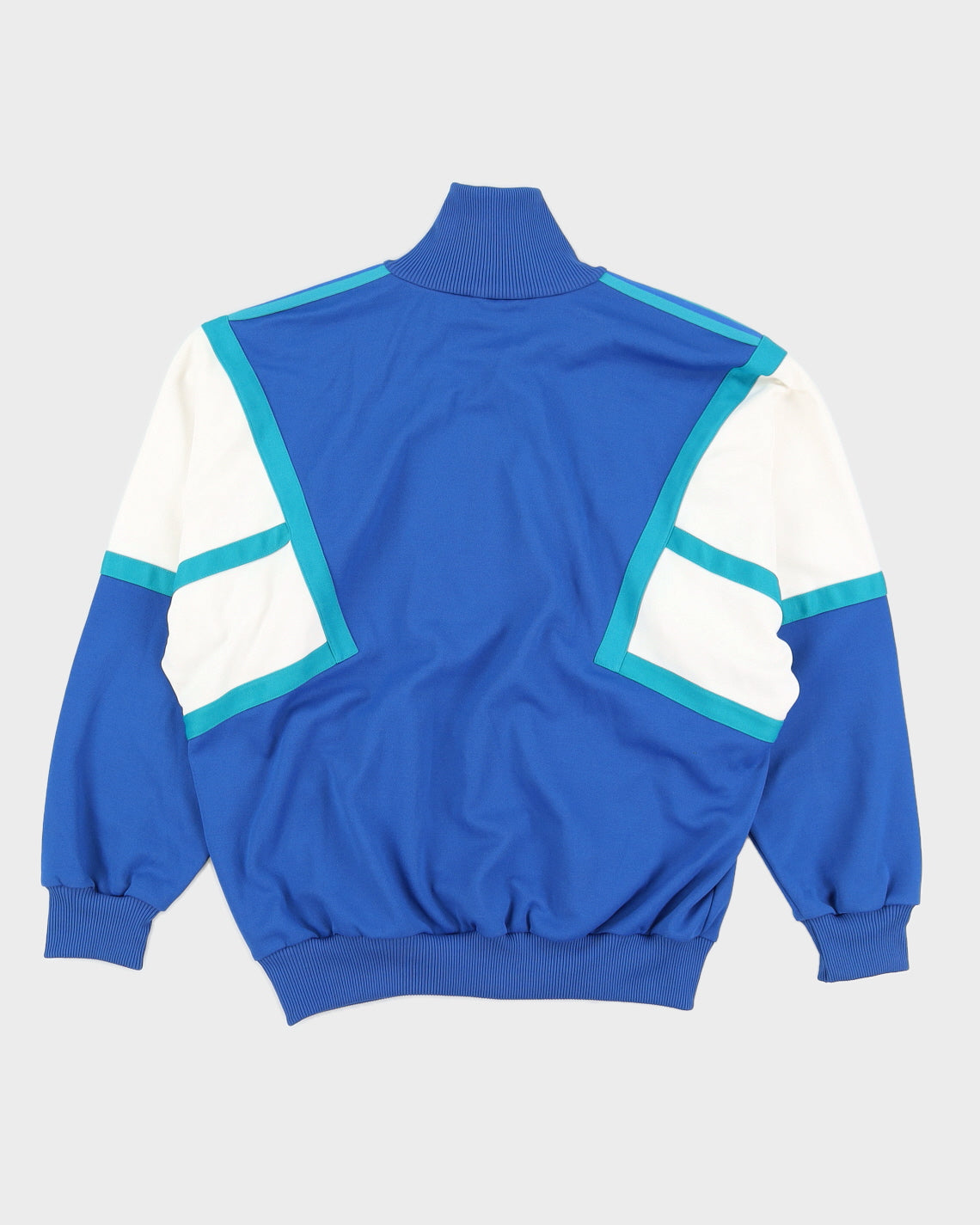 Vintage 80s Adidas Blue / White Track Jacket - L