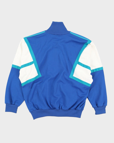 Vintage 80s Adidas Blue / White Track Jacket - L