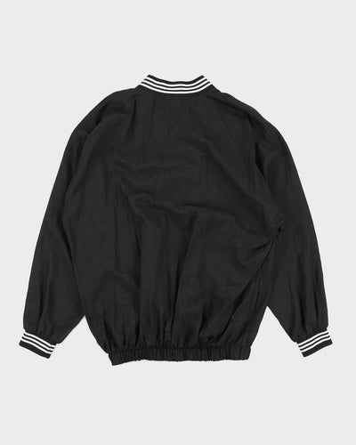 Vintage 90s Adidas By Par Priva Sport Black Embroidered Pullover - L