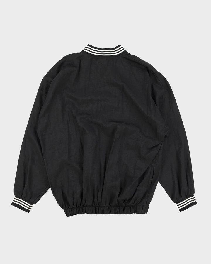 Vintage 90s Adidas By Par Priva Sport Black Embroidered Pullover - L