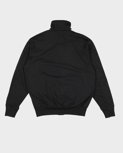 00s Y2K Adidas Black Track Jacket - M