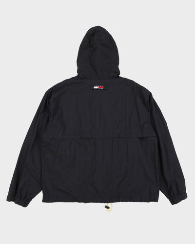 00s Tommy Hilfiger Black Hooded Jacket - XL