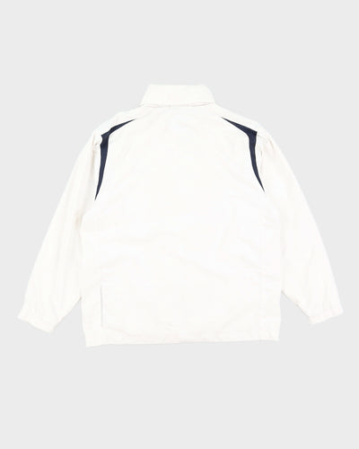 00s Umbro England White Track Jacket - M