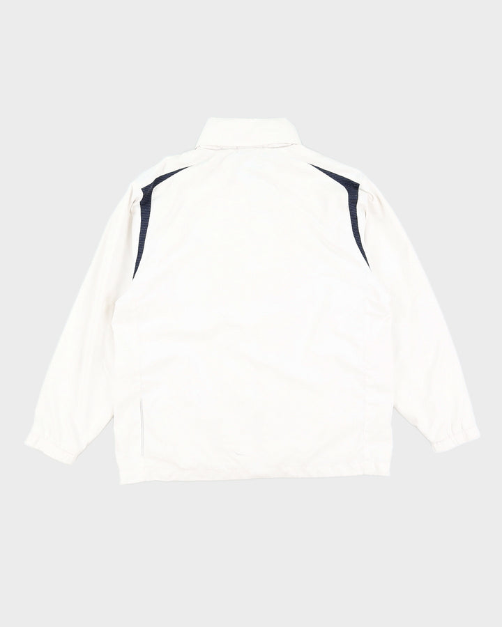 00s Umbro England White Track Jacket - M