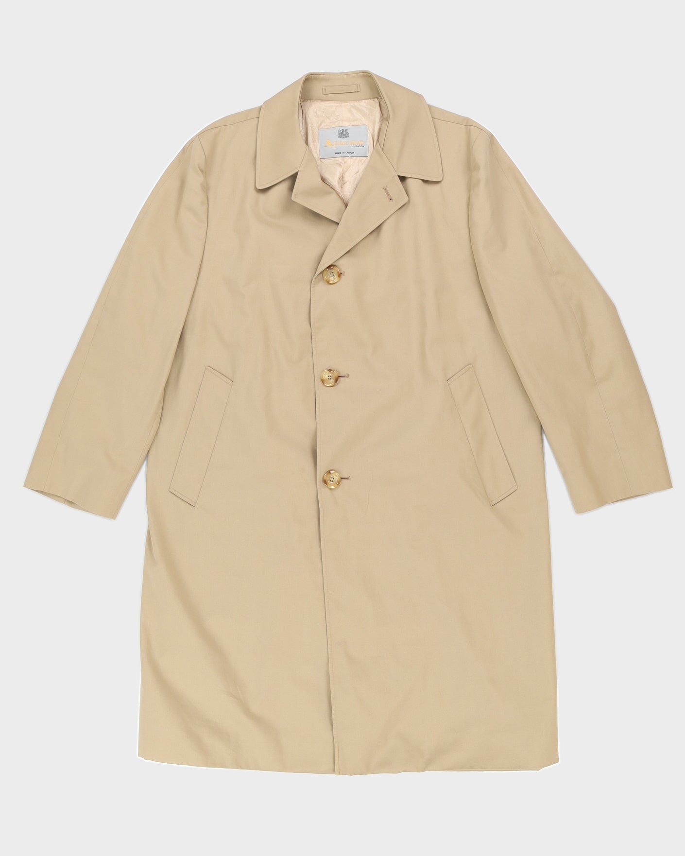 Aquascutum Beige Rain Mac - L