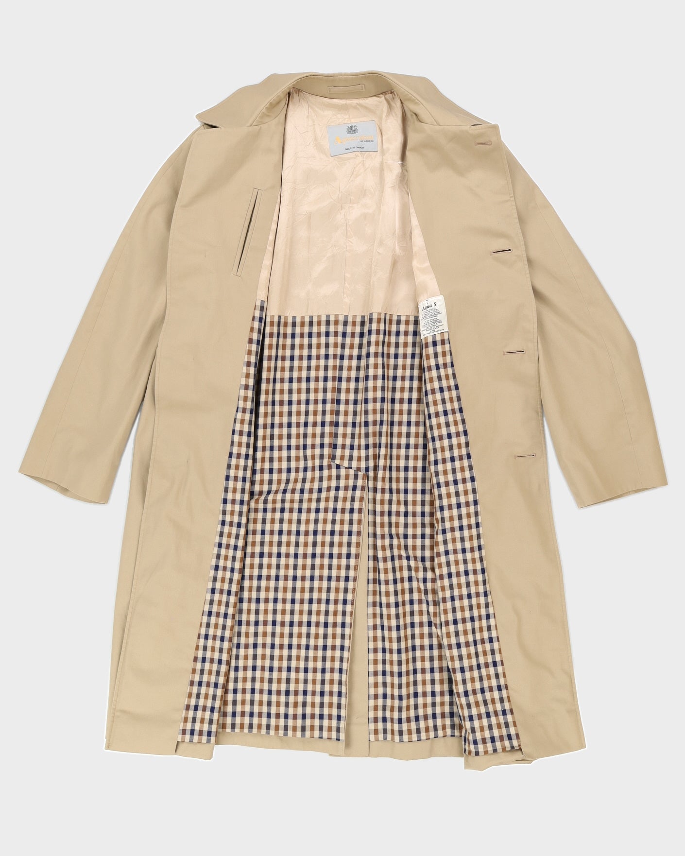 Aquascutum Beige Rain Mac - L