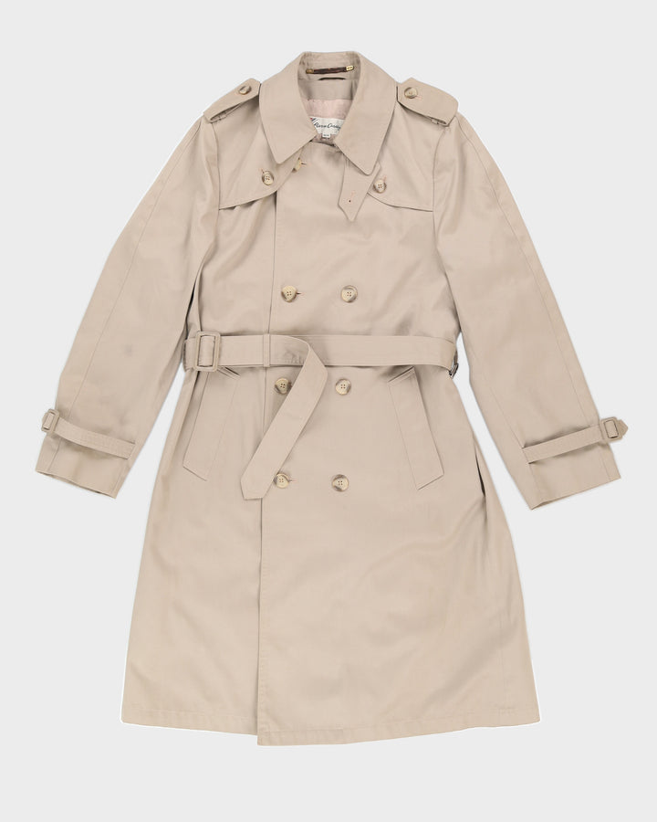 Pierre Cardin Beige Trench Coat - XS