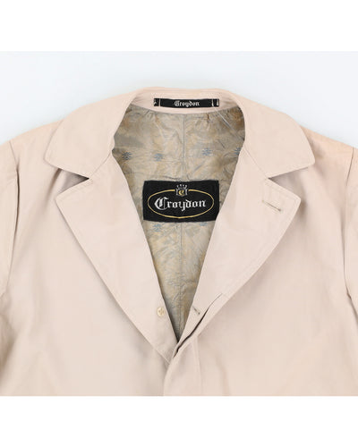 Vintage Croydon Beige Coat - S