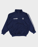 Vintage 90s Adidas Blue Navy Track Jacket - XL