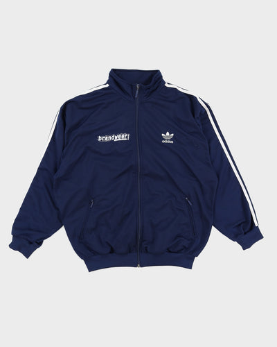 Vintage 90s Adidas Blue Navy Track Jacket - XL