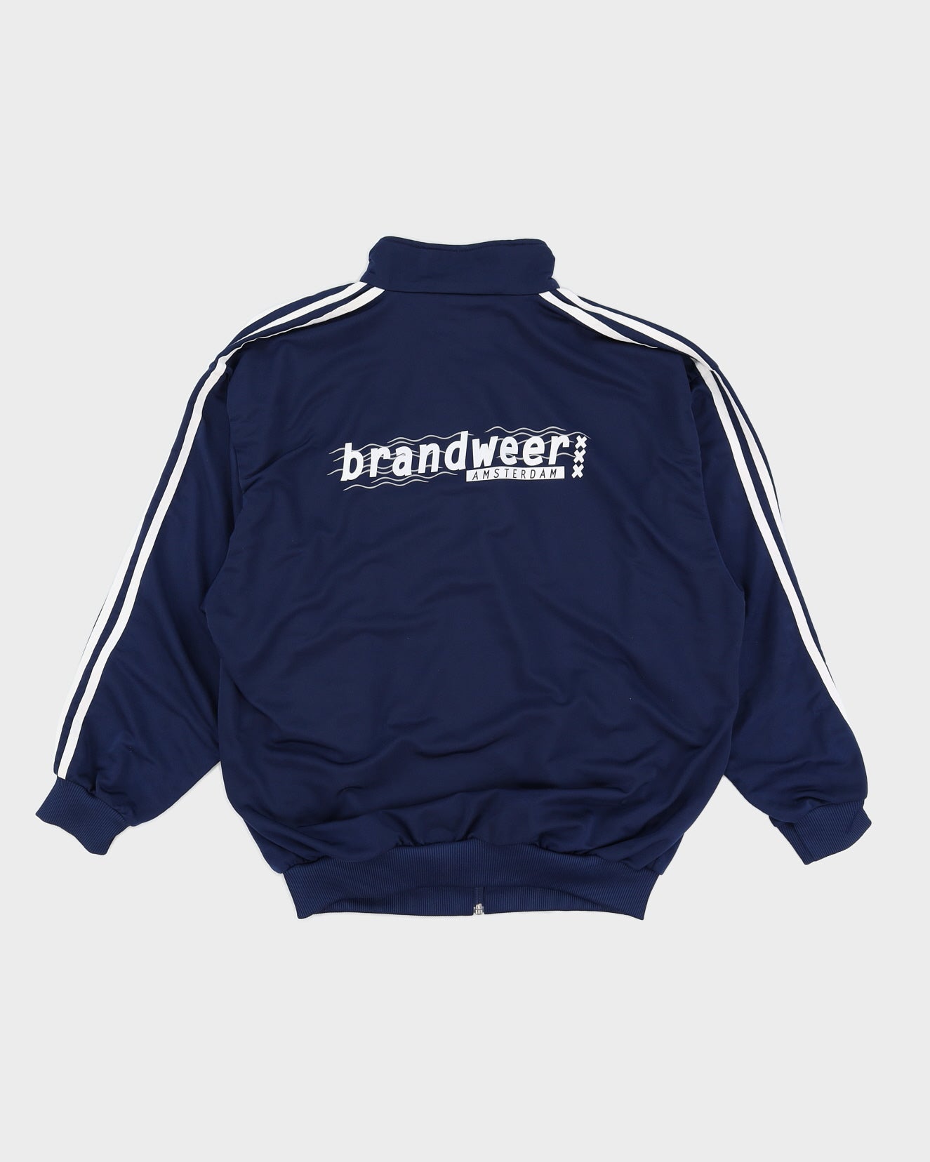 Vintage 90s Adidas Blue Navy Track Jacket - XL
