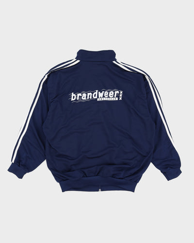 Vintage 90s Adidas Blue Navy Track Jacket - XL
