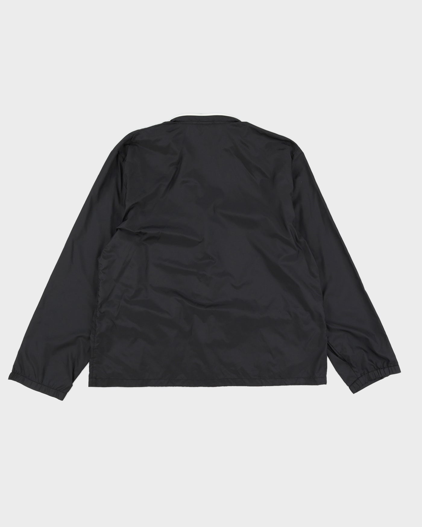 00s Stussy Squad 1980th Division Black Track Jacket - L